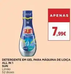 El Corte Inglés Sun - detergente em gel para maquina de loica promoção