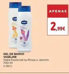 El Corte Inglés Vaseline - gel de banho promoção