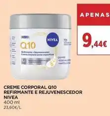 El Corte Inglés Nivea - creme corporal q10 refirmante e rejuvenescedor promoção