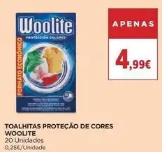 El Corte Inglés Woolite - toalhitas protecao de cores promoção