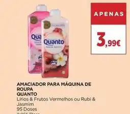 El Corte Inglés Quanto - amaciador para maquina de roupa promoção