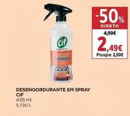 El Corte Inglés Cif - desengordurante em spray promoção