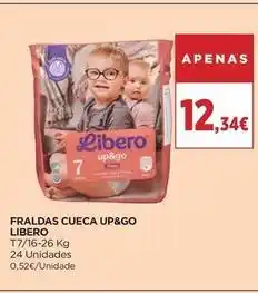 El Corte Inglés Libero - fraldas cueca up&go promoção
