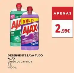 El Corte Inglés Ajax - detergente lava tudo promoção
