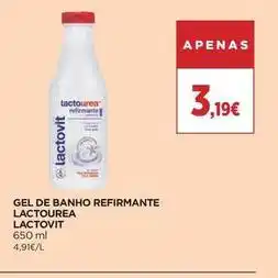 El Corte Inglés Lactovit - gel de banho refirmante lactourea promoção