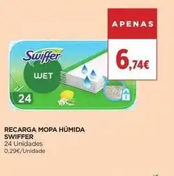 El Corte Inglés Swiffer - recarga mopa humida promoção