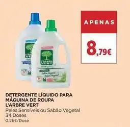 El Corte Inglés L'arbre vert - detergente líquido para maquina de roupa promoção