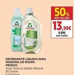 El Corte Inglés Frosch - detergente líquido para maquina de roupa promoção