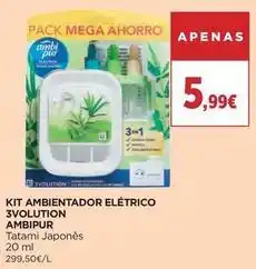 El Corte Inglés Ambi pur - kit ambientador elétrico 3volution promoção