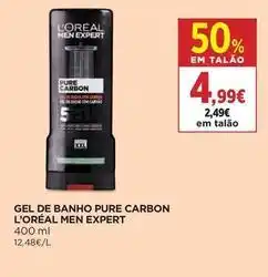 El Corte Inglés L'oréal - gel de banho pure carbon men expert promoção