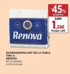 El Corte Inglés Renova - guardanapos art de la table tipo a promoção