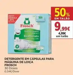 El Corte Inglés Frosch - detergente em capsulas para maquina de loica promoção