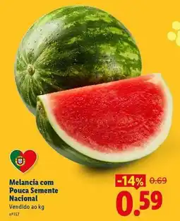 Lidl com - melancia com pouca semente nacional promoção