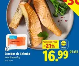 Lidl com - lombos de salmão promoção