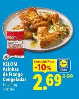 Lidl Kilom - asinhas de frango congeladas promoção