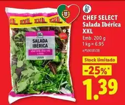 Lidl Chef select - salada iberica xxl promoção
