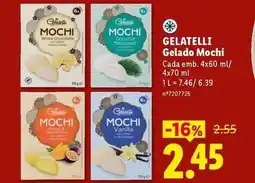 Lidl Gelatelli - gelado mochi promoção