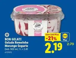 Lidl com - gelado reminho morango-logurte promoção
