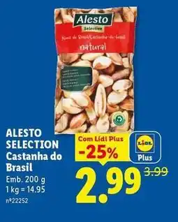 Lidl Alesto - castanha do brasil promoção