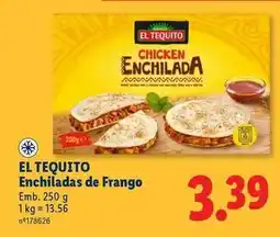 Lidl Enchiladas de frango promoção