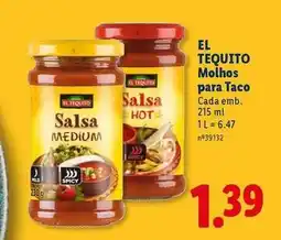 Lidl Molhos para taco promoção