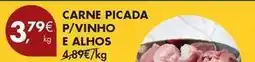 Pingo Doce Picada - carne p/vinho e alhos promoção