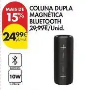 Pingo Doce Microsoft - coluna dupla magnética bluetooth promoção