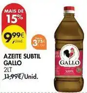 Pingo Doce Gallo - azeite subtil promoção