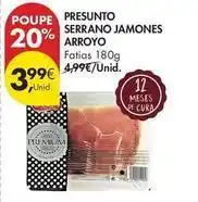 Pingo Doce Arroyo - presunto serrano jamones promoção