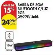 Pingo Doce Barra de som bluetooth c/luz promoção