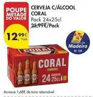Pingo Doce Coral - cerveja c/alcool promoção