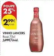Pingo Doce Lancers - vinho lancers promoção