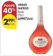 Pingo Doce Mateus - vinho rose promoção