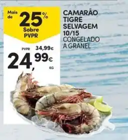 Continente Bom dia Camarão tigre selvagem promoção