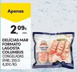 Continente Bom dia Delícias mar formato lagosta columbus congeladas promoção