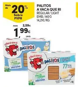 Continente Bom dia Palitos a vaca que ri promoção
