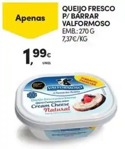 Continente Bom dia Queijo fresco para barrar valformoso promoção
