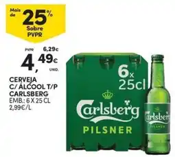 Continente Bom dia Cerveja c/ álcool t/p carlsberg promoção