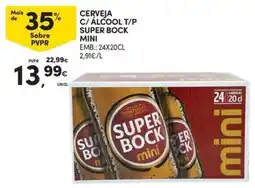 Continente Bom dia Cerveja super bock mini promoção