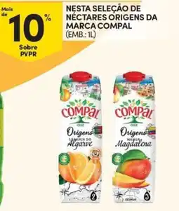 Continente Bom dia Néctares origens da marca compal promoção