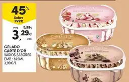 Continente Bom dia gelado carte d'or vários sabores promoção
