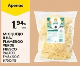 Continente Bom dia mix queijo ilha/ flamengo verde fresco ralado promoção