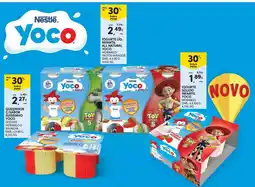 Continente Bom dia Yoco iogurte líquido infantil all natural morango/frutos variados promoção