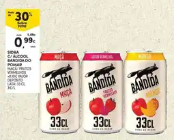 Continente Bom dia Sidra c/ álcool bandida do pomar promoção