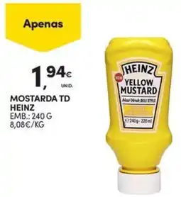 Continente Bom dia Mostarda td heinz promoção
