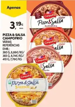 Continente Bom dia Pizza & salsa campo frio promoção