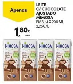 Continente Bom dia Leite c/ chocolate ajustado mimosa promoção