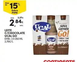 Continente Bom dia Leite c/chocolate ucal go promoção