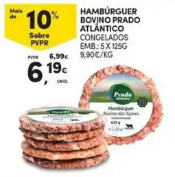 Continente Bom dia Hambúrger bovino prado atlântico promoção
