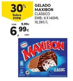 Continente Bom dia gelado maxibon clássico promoção